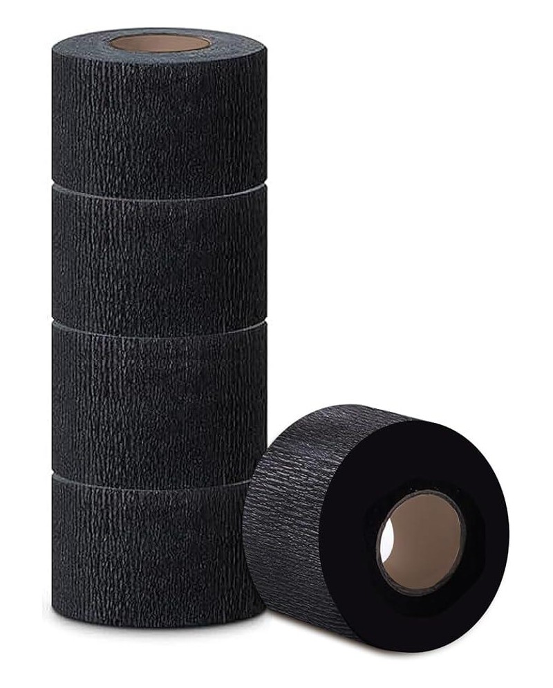 PAPEL CUELLO 5 rollos NEGRO 100 servicios PLASTICA