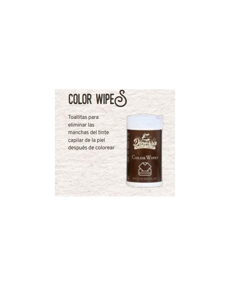 EDIVERSO TOALLITAS TINTE COLOR WIPES 100 UDS  