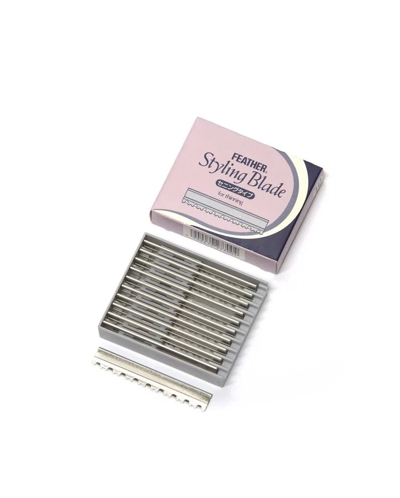 RECAMBIO 10 HOJAS FEATHER STYLING RAZOR-W VACIAR 