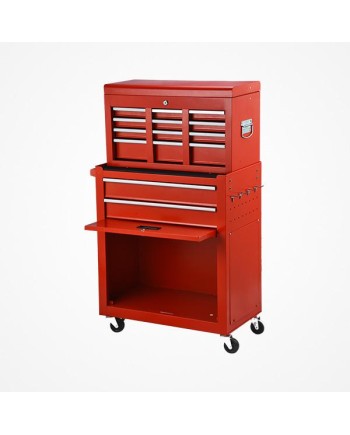 CARRO METALICO CON CAJONES STINGER ROJO