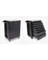 CARRITO METALICO CON CAJONES BLACKSMITH NEGRO