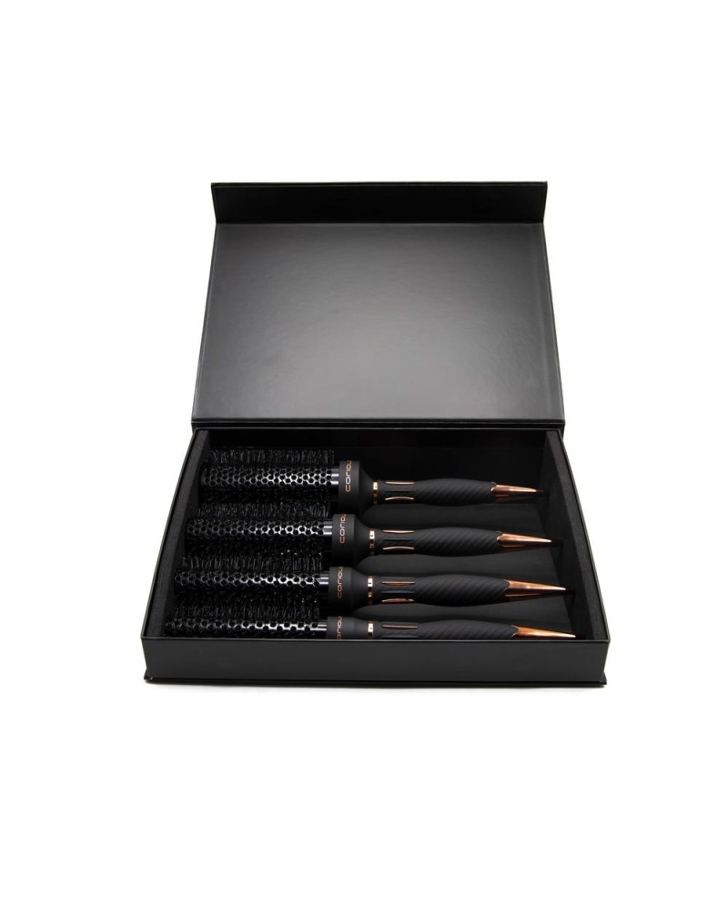 PACK CEPILLOS CORIOLISS BRUSH TITANIUM BLACK GREEN