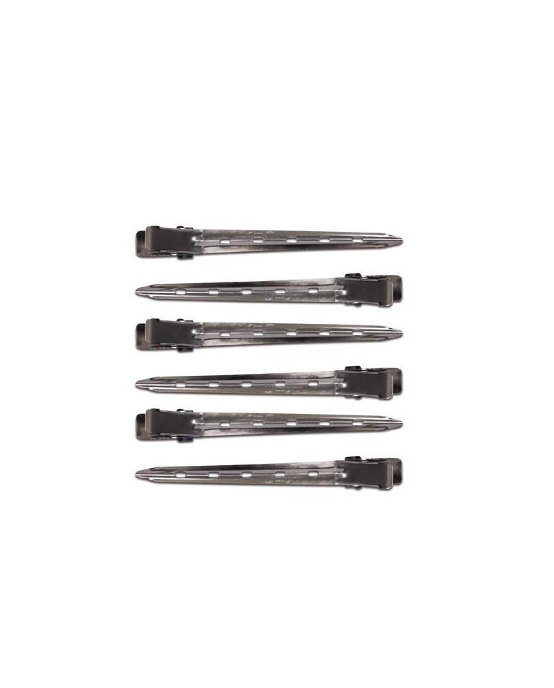 CARTON 6 PINZAS METAL CURVADAS 00093