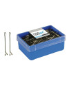 CAJA 300 CLIPS BOLA BRONCE EUROSTIL 50 MM 1604