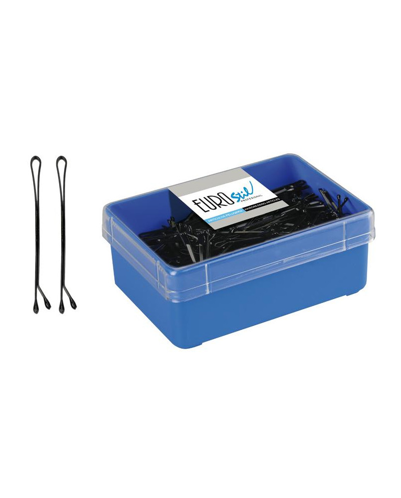 CAJA 300 CLIPS BOLA NEGRO EUROSTIL 50 MM 1604/50