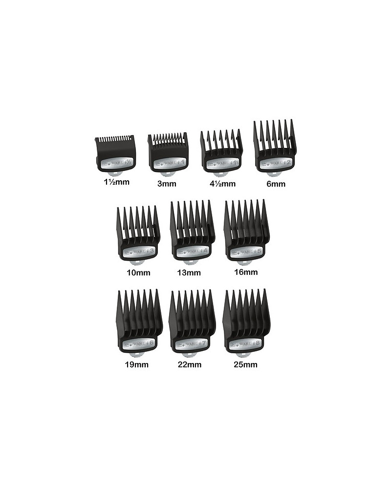 PACK PEINES WAHL PREMIUM BOLSA PLASTICO 10 UDS. 3421-100 