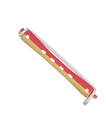 BIGUDI PLASTICO LARGO ROJO-AMARILLO 903 9 mm.