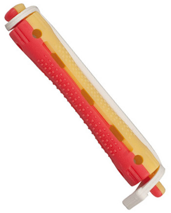BIGUDI PLASTICO CORTO ROJO-AMARILLO 910 9 mm.