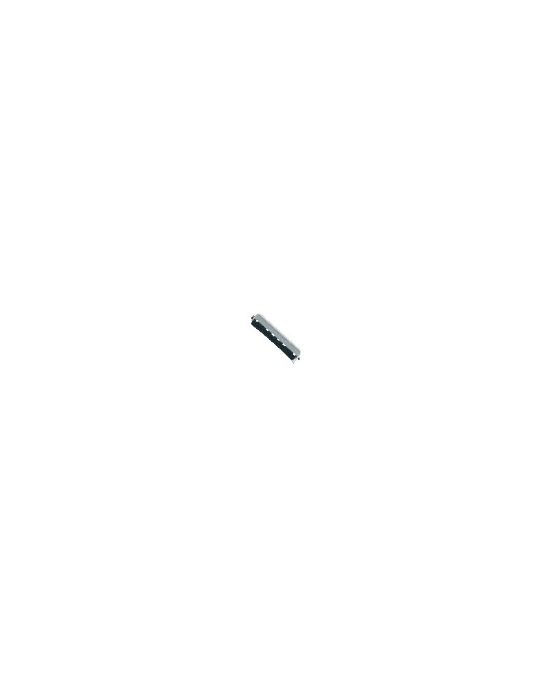 BIGUDI PLASTICO LARGO NEGRO-GRIS 906 16 mm.