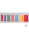 BOLSA 6 RULOS VELCRO ROJOS 36MM. 0014