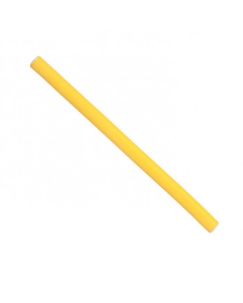PAPILLOTS LARGOS AMARILLOS 12 Uds. 01245 10x250 mm.
