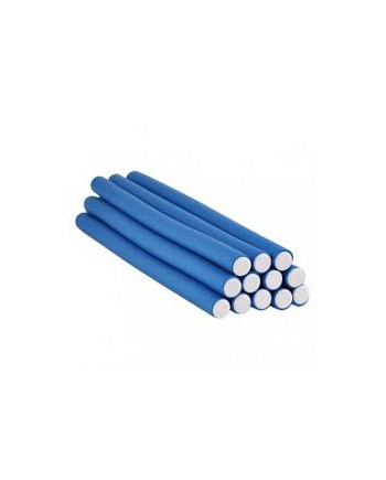 PAPILLOTS LARGOS AZULES 12 Uds. 01247 14x250 mm.