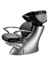 LAVACABEZAS STIL GRIS PLATA PORCELANA NEGRA
