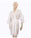 KIMONO DESECHABLE BLANCO TNT (10 UNIDADES)