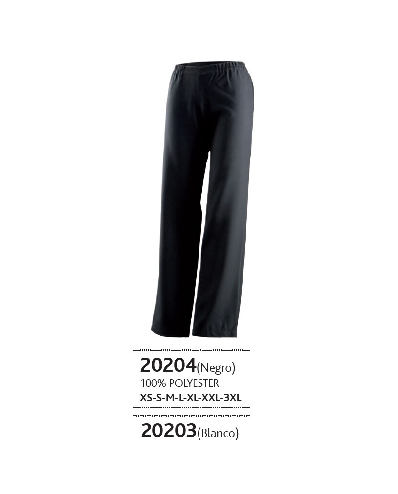 PANTALON POL NEGRO 20204