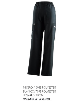 PANTALON CARGO NEGRO 202060 ESSIS
