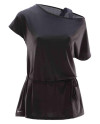 CAMISETA NEGRA SRA 41224 100% POLYESTER