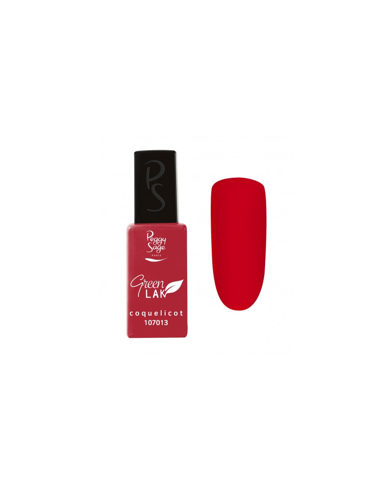ESMALTE SEMIPERMANENTE GREEN LAK coquelicot