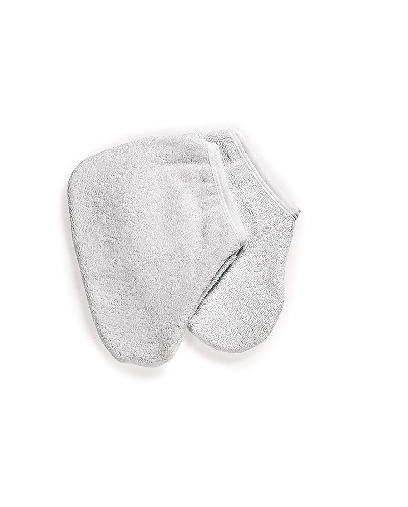 Par de guantes de toalla para pies