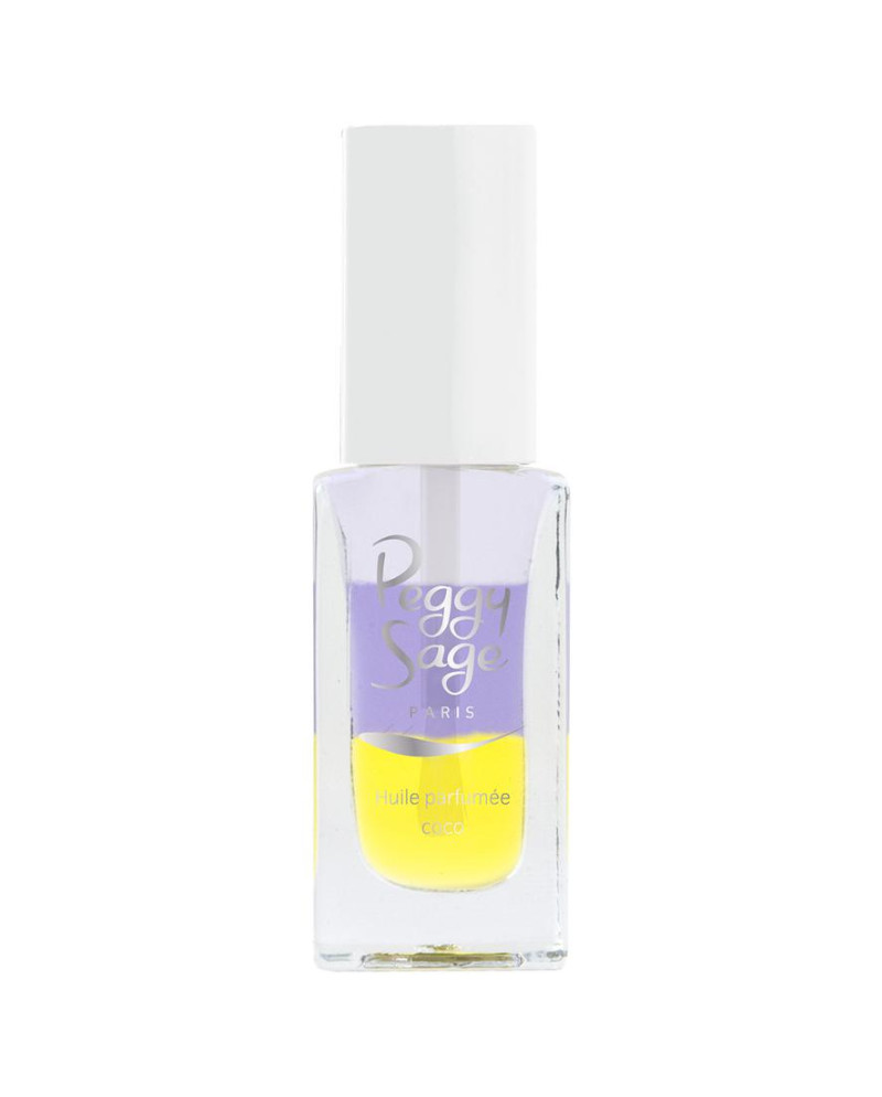 Aceite perfumado: cuidado trifásico para uñas y cutículas - Perfume de coco 11ml