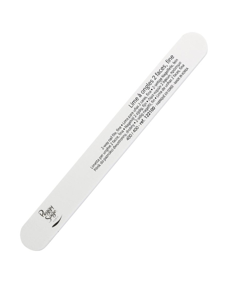 Lima para uñas 2 caras  400/400, blanco