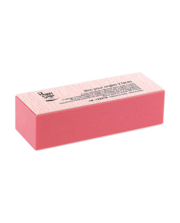 Bloque 2 caras zebra rosa