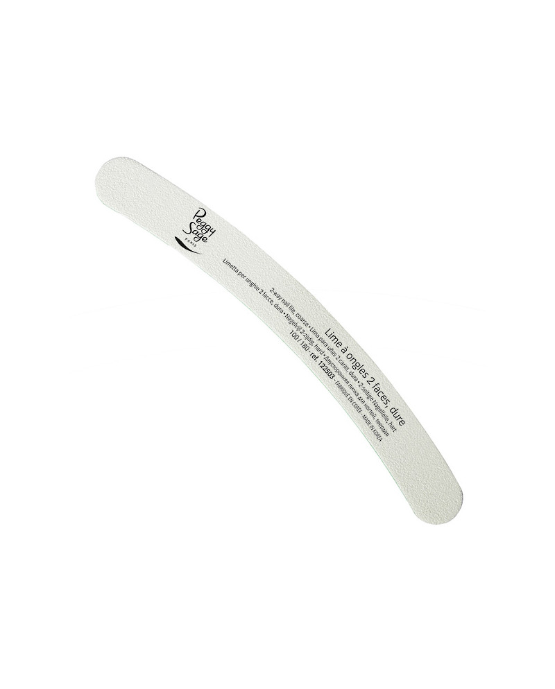 Lima para uñas banana 2 caras 100/180, blanco
