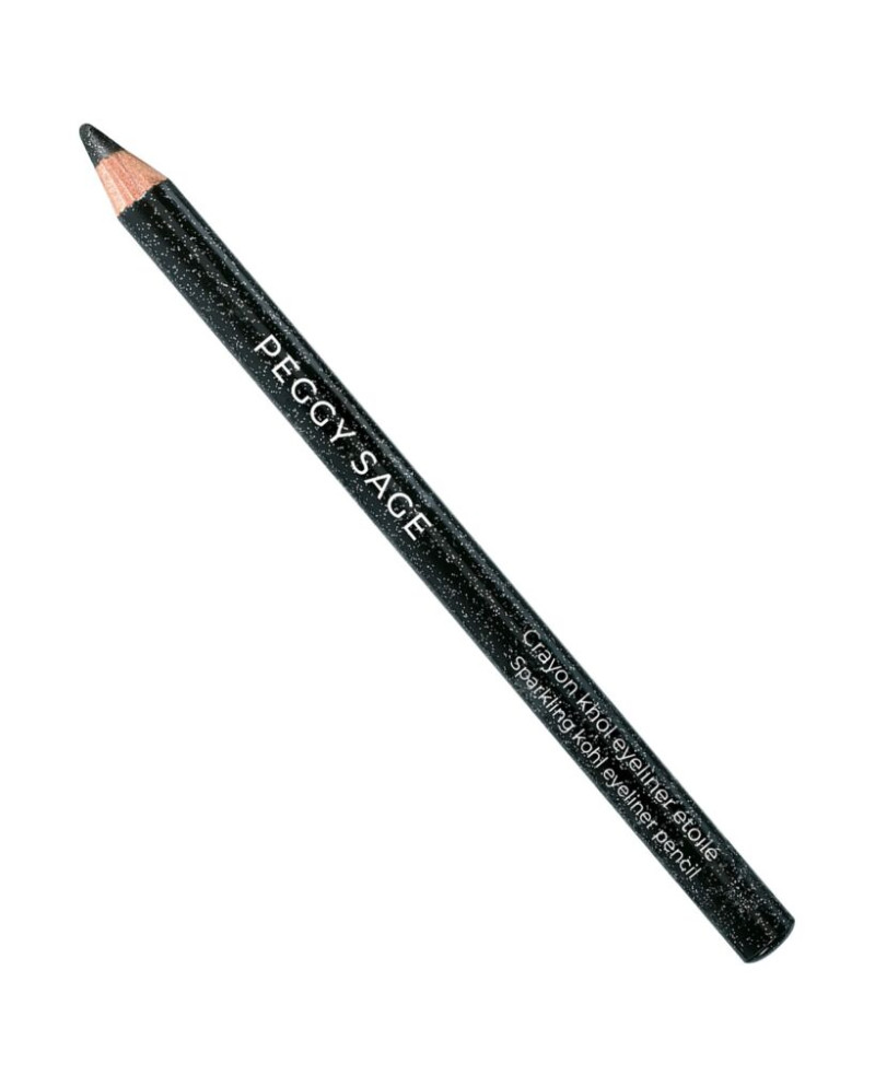 Lapiz de ojos khol eyeliner con purpurinas negro 1.14g