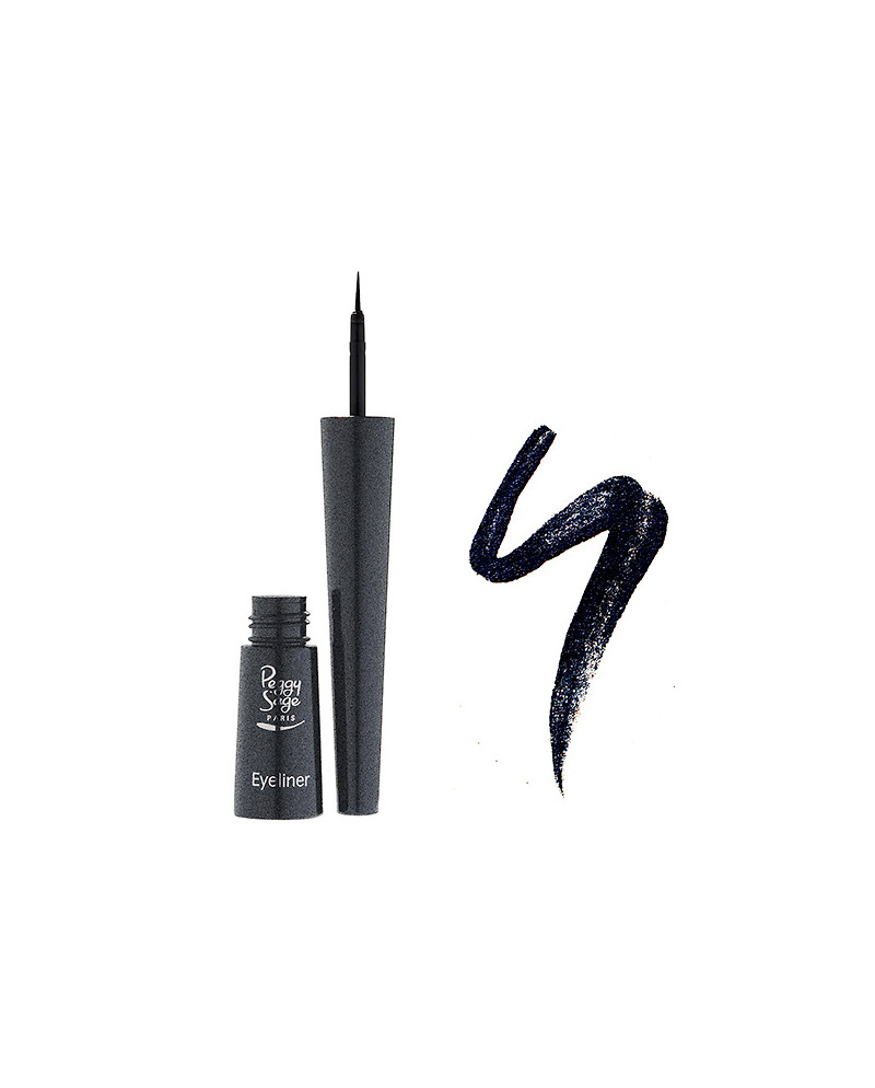 Eyeliner con pinsel pailleté noir  2.5 ml