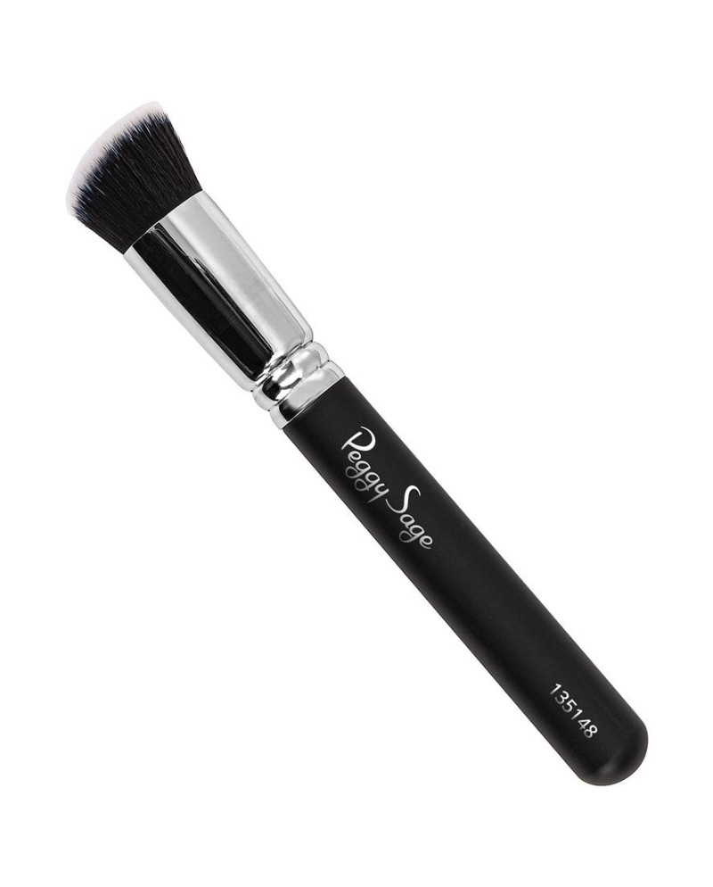 Pincel base de maquillaje - redondo y biselado - 20,5 mm