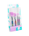 Set de 4 pinceles make-up Unicorn