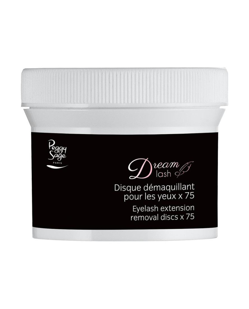 Disco desmaquillador - extensiones de pestañas x 75