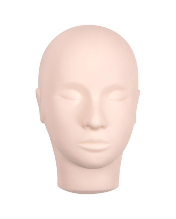 Cabeza de prácticas para extensiones de pestañas