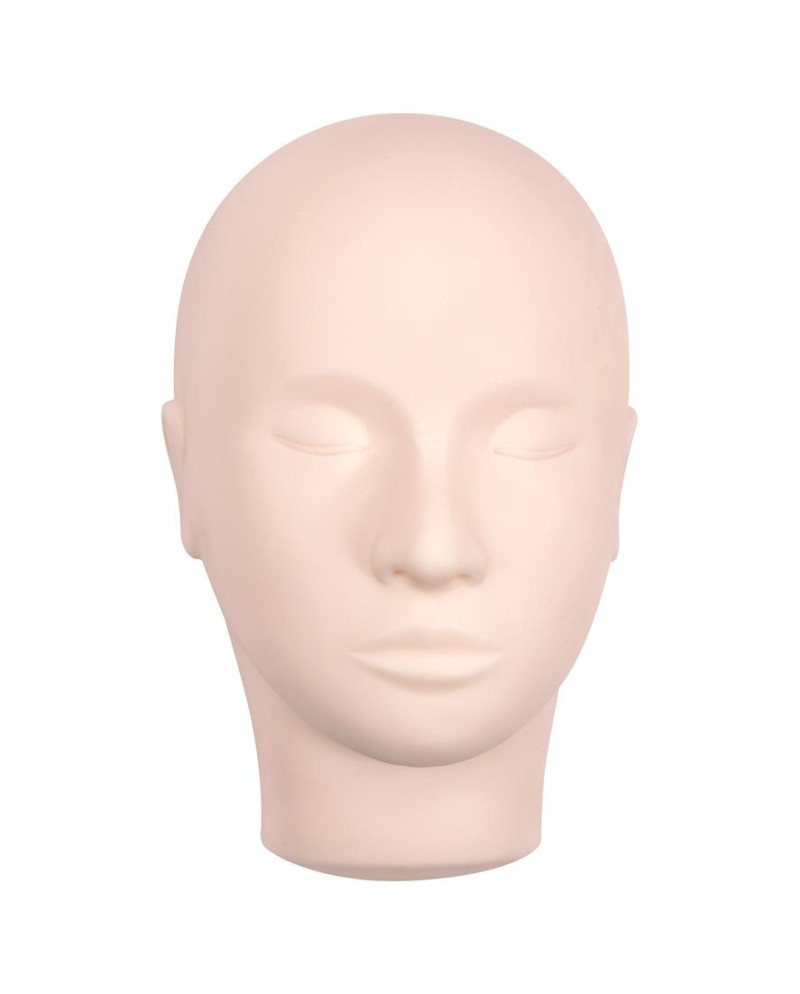 Cabeza de prácticas para extensiones de pestañas