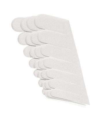 70 tiritas seda blanco