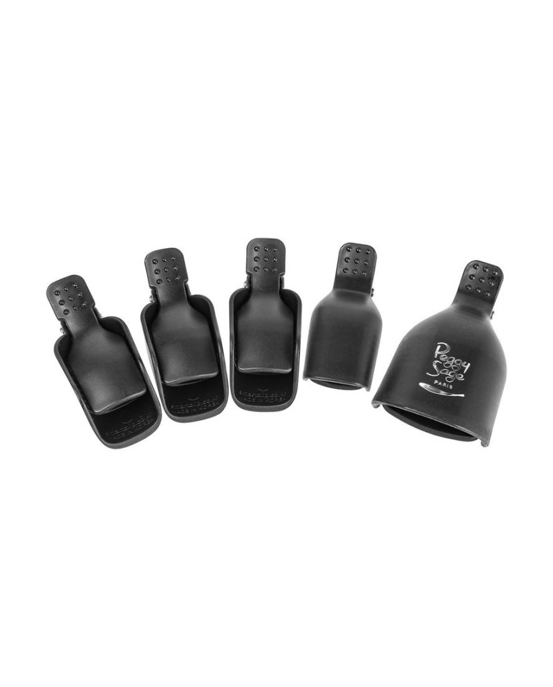 5 pinzas para retirar el I-LAK soak-off gel polish -especiales para pies