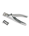 Pinza guillotina para cápsulas