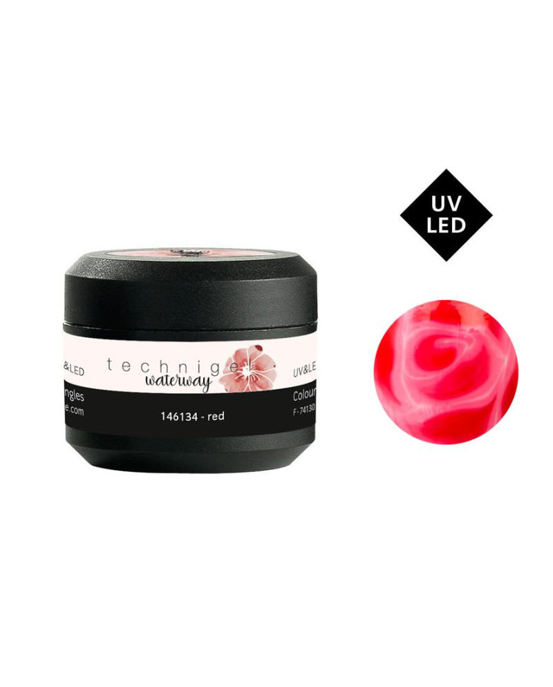 Gel de color para uñas UV/LED waterway red 5 g