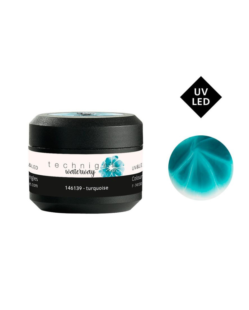 Gel de color para uñas UV/LED waterway turquoise 5g
