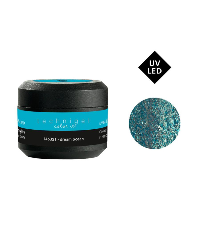 Gel UV/LED color para uñas dream ocean  5 g