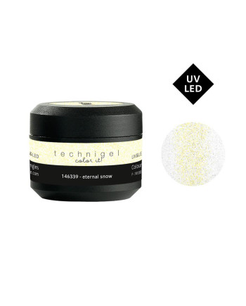 Gel UV/LED color para uñas eternal snow 5 g