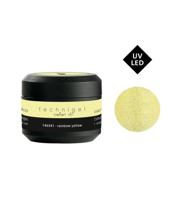 Gel UV/LED color para uñas Rainbow yellow 5 g