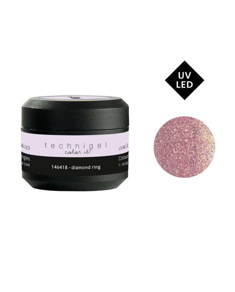 Gel UV/LED color para uñas diamond ring 5 g