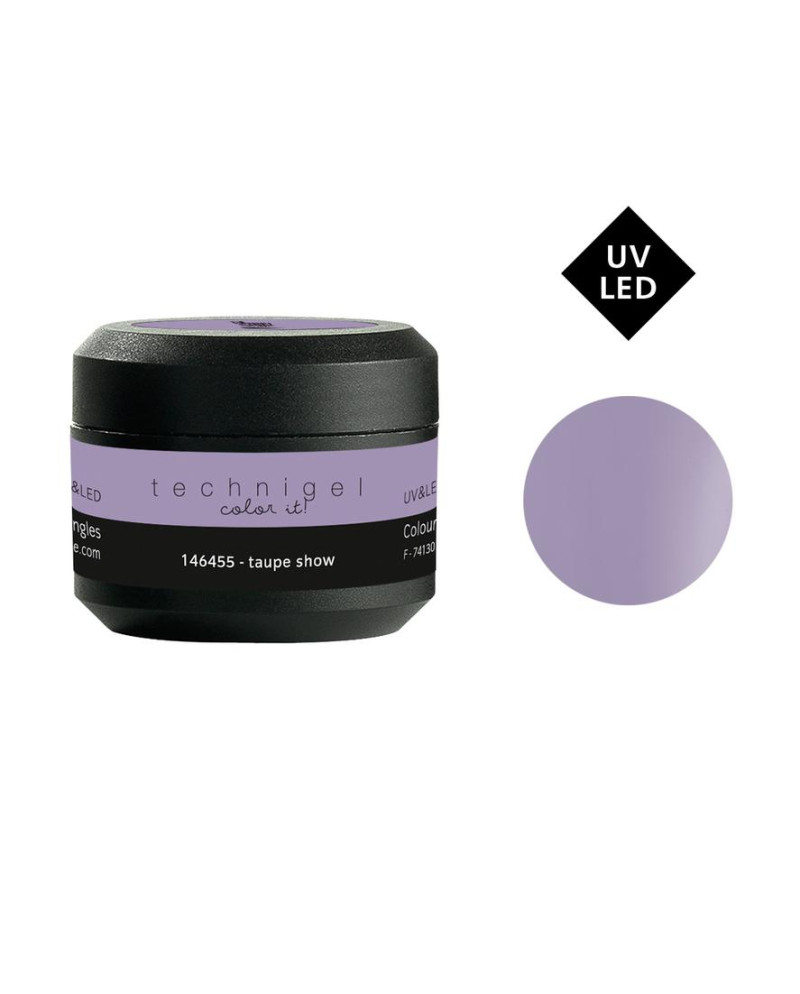 Gel UV/LED color para uñas taupe show 5 g