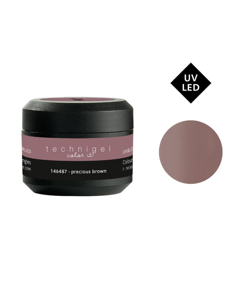 Gel UV/LED color para uñas precious brown 5 g