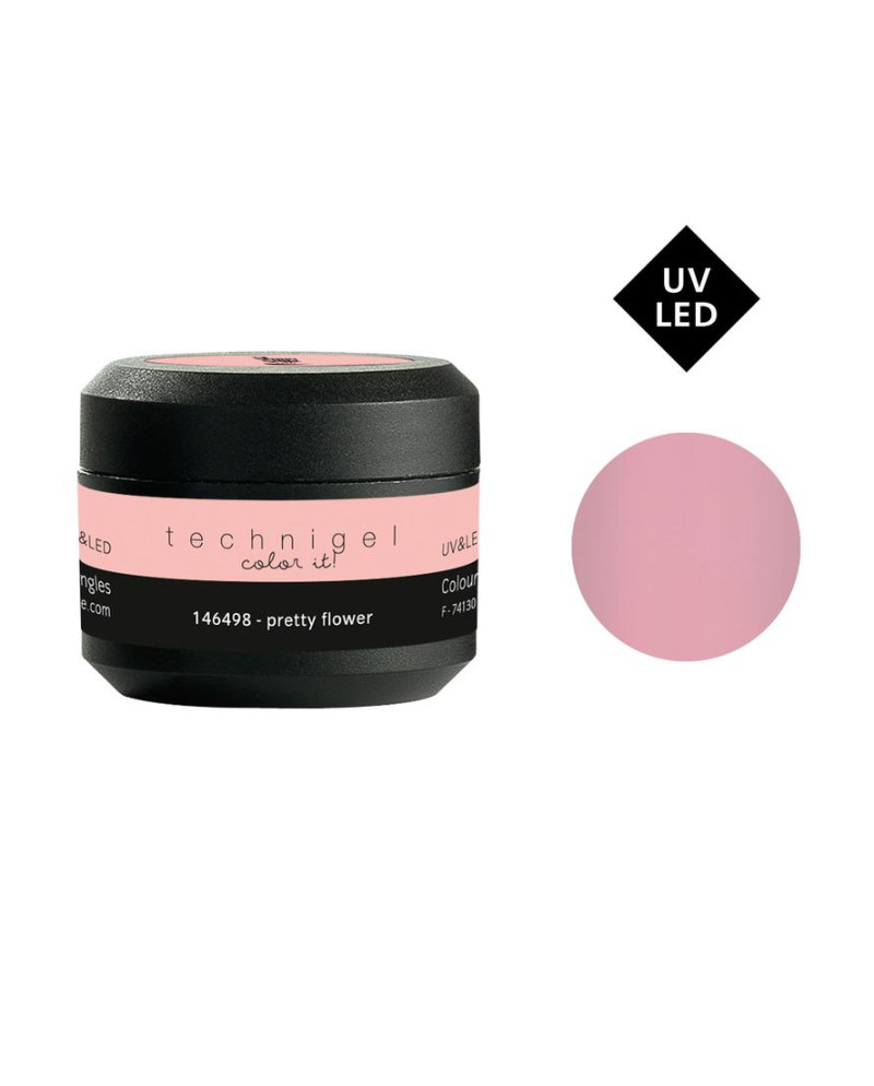 Gel UV/LED color para uñas pretty flower 5 g