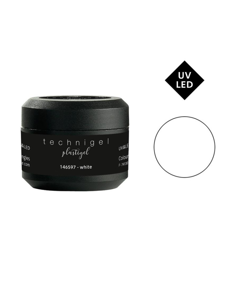 Gel Plastigel para uñas UV/LED white 5 g