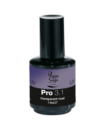 Pro 3.1 Top gel UV transparent rose 15g