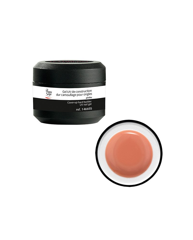 Gel de construcción UV/LED Duro - Camuflaje Melocotón 15 g