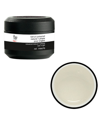 Gel UV universal natural 1 fase para uñas 15g